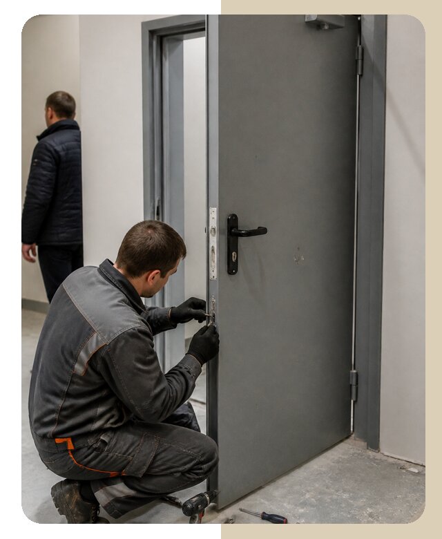 Ремонт противопожарной двери в Тихвине по цене 7103 р. | ДвериЛегко-Тхв